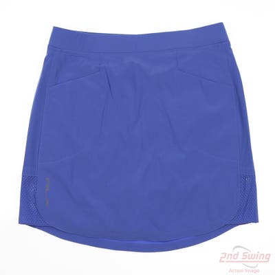 New Womens Ralph Lauren RLX Skort Large L Blue MSRP $138 469901
