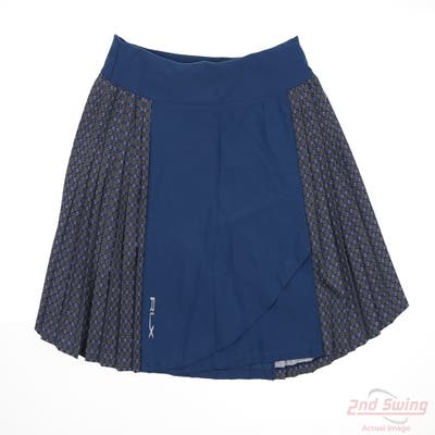 New Womens Ralph Lauren RLX Skort Large L Multi MSRP $210 460443