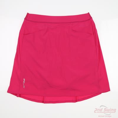 New Womens Ralph Lauren RLX Skort Large L Pink MSRP $145