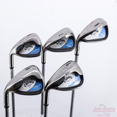 Callaway 2008 Big Bertha Iron Set 6-PW Callaway Stock Graphite Graphite Ladies Left Handed -1/4"