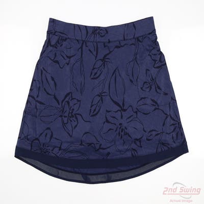 New Womens Peter Millar Skort Large L Navy Blue MSRP $125 465039