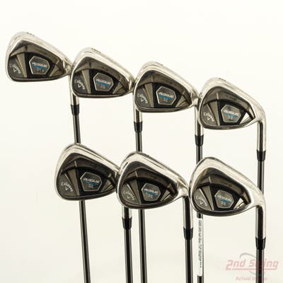 Callaway Rogue X Iron Set 5-PW AW Aldila Synergy Blue 60 Graphite Senior Right Handed +1/2"