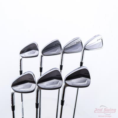 Ping i59 Iron Set 4-PW True Temper Dynamic Gold Tour Issue X100 Steel X-Stiff Left Handed Red dot +1/4"