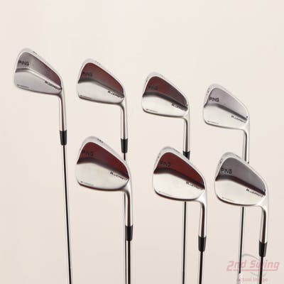 Ping Blueprint Iron Set 4-PW True Temper Dynamic Gold Mid 100 S300 Steel Stiff Right Handed Blue Dot +1/4"