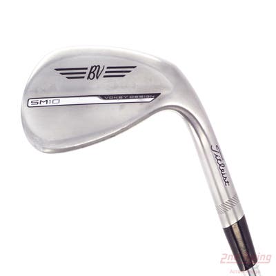 Titleist Vokey SM10 Tour Chrome Wedge Lob LW 58° 10 Deg Bounce S Grind Titleist Vokey BV Steel Wedge Flex Right Handed 35.25in