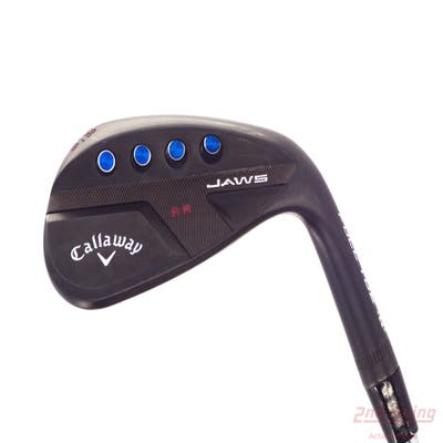 Callaway Jaws Full Toe Raw Black Wedge Lob LW 58° 10 Deg Bounce True Temper Dynamic Gold Spinner Tour Issue Steel Wedge Flex Right Handed 34.75in