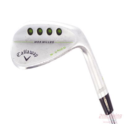 Callaway MD3 Milled Chrome W-Grind Wedge Lob LW 60° 11 Deg Bounce W Grind Stock Steel Shaft Steel Wedge Flex Right Handed 35.0in