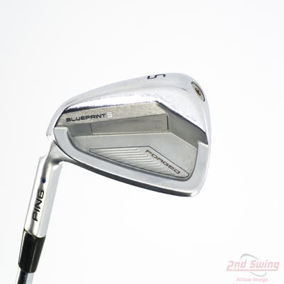 Ping Blueprint S Single Iron 5 Iron FST KBS $-Taper Steel X-Stiff Left Handed Blue Dot 38.25in