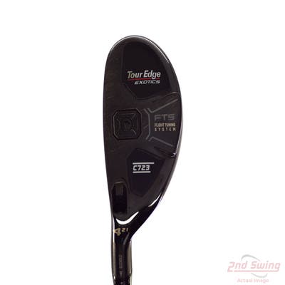 Tour Edge Exotics C723 Hybrid 4 Hybrid 21° KBS 50 Tour Graphite iron Graphite Ladies Left Handed 38.25in