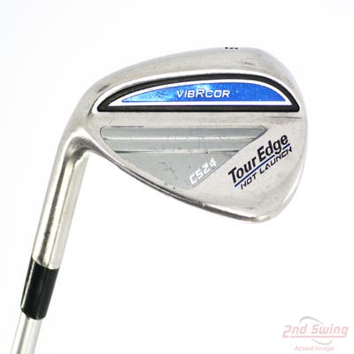 Tour Edge Hot Launch C524 VIBRCOR Wedge Sand SW 56° Aldila Ascent PL 55 Graphite Senior Left Handed 35.25in