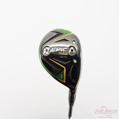 Callaway EPIC Flash Sub Zero Fairway Wood 3 Wood 3W 15° Project X Denali Charcoal 60 Graphite Stiff Right Handed 43.0in