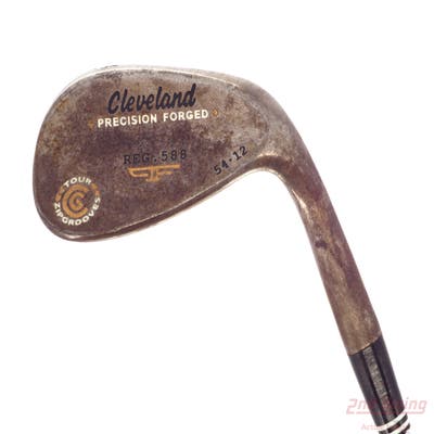Cleveland 2012 588 Raw Tour Grind Wedge Sand SW 54° 12 Deg Bounce Nippon N.S. Pro Prototype Steel X-Stiff Right Handed 35.5in
