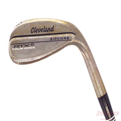 Cleveland RTX 6 ZipCore Tour Rack Raw Wedge Lob LW 60° 10 Deg Bounce Mid Stock Steel Shaft Steel Stiff Right Handed 35.0in
