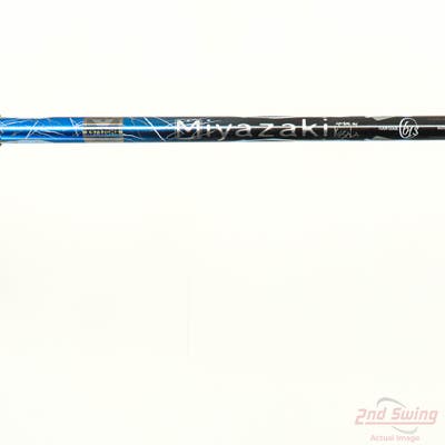 Used W/ TaylorMade RH Adapter Miyazaki Kusala Black 61 61g Driver Shaft Stiff 43.0in