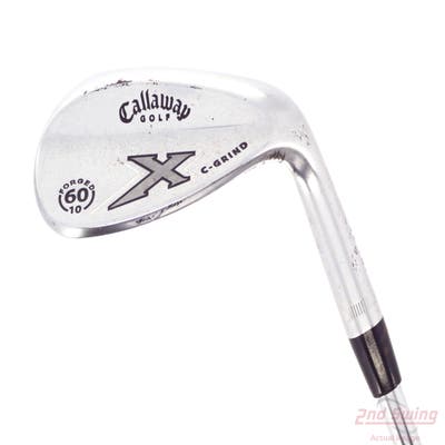 Callaway X Forged Chrome Wedge Lob LW 60° 10 Deg Bounce C Grind Nippon NS Pro 950GH Steel Stiff Right Handed 35.0in