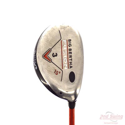 Callaway Big Bertha Fusion Fairway Wood 3 Wood 3W 15° Callaway Aldila NVS Graphite Regular Right Handed 43.25in