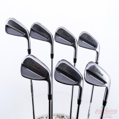 Mint Titleist 2025 T100 Iron Set 4-PW True Temper AMT White G2 Steel Stiff Right Handed STD