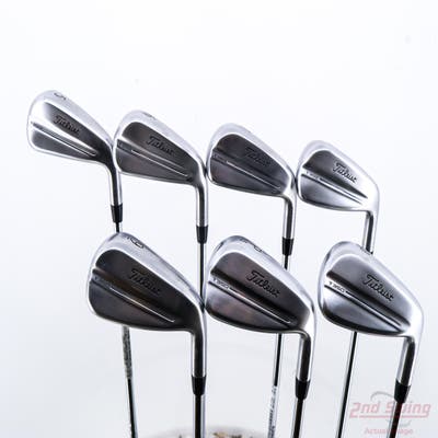 Mint Titleist 2025 T350 Iron Set 5-PW GW True Temper AMT Red G2 Steel Stiff Right Handed STD