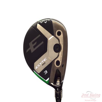 Mint Callaway Elyte Triple Diamond Fairway Wood 3 Wood 3W 15° Graphite Design Tour AD UB-7 Graphite X-Stiff Right Handed 43.25in
