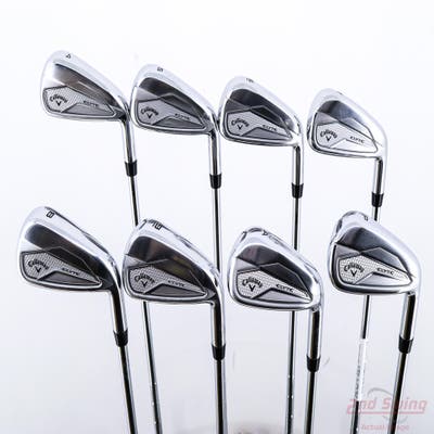 Callaway Elyte Iron Set 4-PW AW True Temper Vector 90 Steel Stiff Right Handed +1/4"