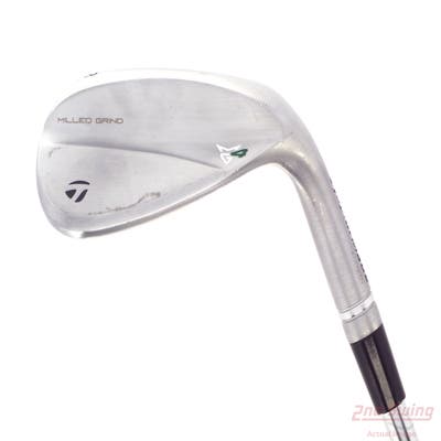 TaylorMade Milled Grind 4 Chrome Wedge Lob LW 58° 11 Deg Bounce SB True Temper Dynamic Gold Tour Issue 115 Steel Wedge Flex Right Handed 34.75in