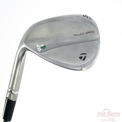 TaylorMade Milled Grind 4 Chrome Wedge Sand SW 56° 12 Deg Bounce SB True Temper Dynamic Gold Tour Issue 115 Steel Wedge Flex Left Handed 34.75in