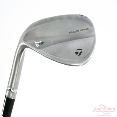 TaylorMade Milled Grind 4 Chrome Wedge Lob LW 60° 10 Deg Bounce SB True Temper Dynamic Gold Tour Issue 115 Steel Wedge Flex Left Handed 34.5in
