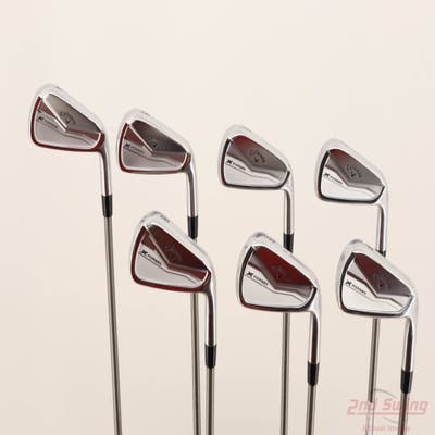 Callaway Callaway X Forged/ X Forged Max combo Iron Set 4-PW Aerotech SteelFiber i80cw Graphite Regular Right Handed STD