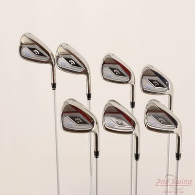 Callaway Paradym Ai Smoke Max Fast Iron Set 6-PW AW GW Mitsubishi Eldio Blue/White 40 Graphite Ladies Right Handed -1"