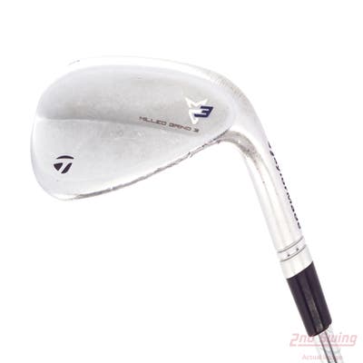TaylorMade Milled Grind 3 Raw Chrome Wedge Sand SW 56° 12 Deg Bounce SB FST KBS MAX 85 MT Steel Stiff Right Handed 35.0in