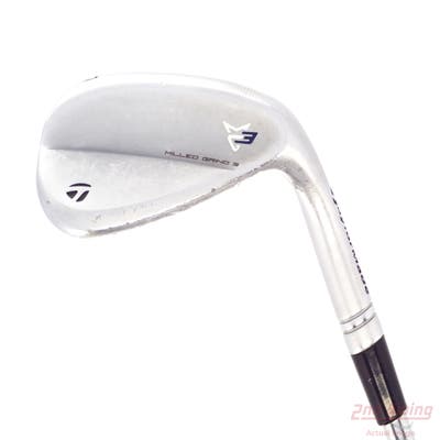 TaylorMade Milled Grind 3 Raw Chrome Wedge Lob LW 60° 10 Deg Bounce SB FST KBS MAX 85 MT Steel Stiff Right Handed 34.5in