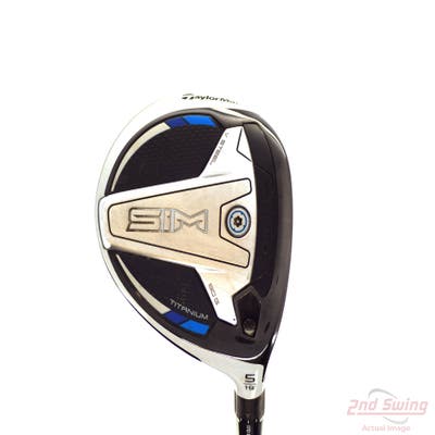 TaylorMade SIM Ti Fairway Wood 5 Wood 5W 19° UST Mamiya ProForce V2 6 Graphite Stiff Right Handed 42.0in