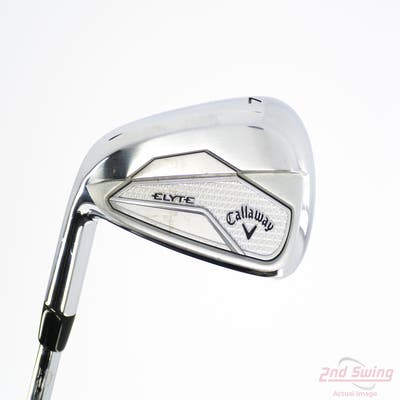Callaway Elyte Single Iron 7 Iron True Temper Vector 90 Steel Stiff Left Handed 37.5in