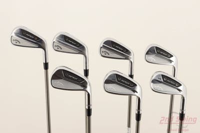 Callaway Apex CB 24/Apex Pro 24 Combo Iron Set 5-PW AW Aerotech SteelFiber i110cw Graphite X-Stiff Right Handed STD