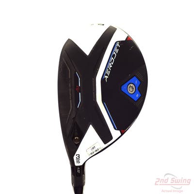 Cobra Aerojet Fairway Wood 3 Wood 3W 15° UST Mamiya Helium Black Nanocore 5 Graphite Stiff Left Handed 43.25in