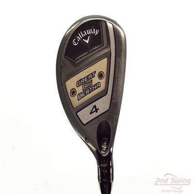 Callaway Great Big Bertha 23 Hybrid 4 Hybrid 20° UST Mamiya Helium Nanocore 60i IP Finish Graphite Stiff Right Handed 40.5in