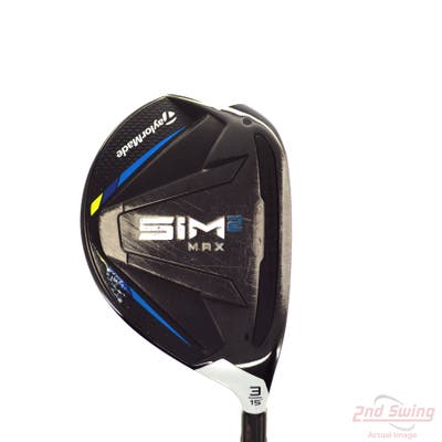 TaylorMade SIM2 MAX Fairway Wood 3 Wood 3W 15° Fujikura Ventus Blue 6 Graphite Stiff Right Handed 43.5in