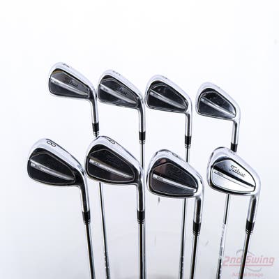 Titleist 2023 T200 Iron Set 4-PW GW True Temper AMT Black S300 Steel Stiff Right Handed +1/4"