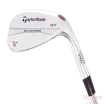 TaylorMade Milled Grind Satin Chrome Wedge Sand SW 54° 11 Deg Bounce SB True Temper Dynamic Gold Steel Wedge Flex Right Handed 35.25in