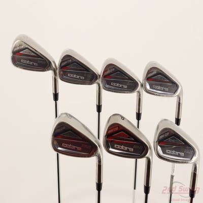 Mint Cobra DS-ADAPT MAX Iron Set 5-PW GW FST KBS Tour Lite Steel Stiff Right Handed -1/4"