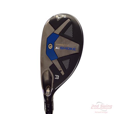 Callaway Paradym Ai Smoke Hybrid 3 Hybrid 18° Project X EvenFlow Riptide 80 Graphite Stiff Left Handed 41.0in