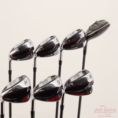 Cobra 2023 T-Rail Combo Iron Set 4H 5-PW Cobra Ultralite 45 Graphite Senior Left Handed STD