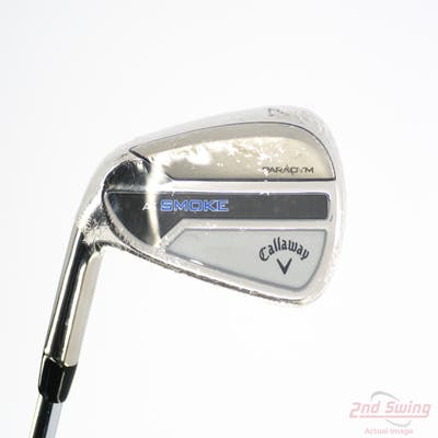 Mint Callaway Paradym Ai Smoke Single Iron 7 Iron True Temper Elevate MPH 95 Steel Regular Left Handed 37.5in