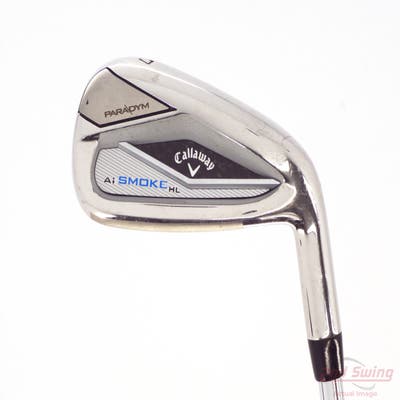 Callaway Paradym Ai Smoke HL Single Iron 7 Iron True Temper Elevate MPH 85 Steel Regular Right Handed 37.5in