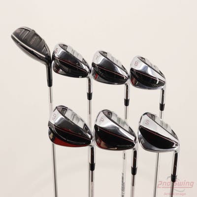 Cobra 2023 T-Rail Combo Iron Set 5H 6-PW SW Cobra Ultralite 45 Graphite Ladies Right Handed -1"
