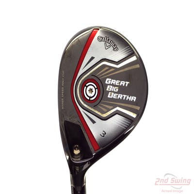 Callaway 2015 Great Big Bertha Fairway Wood 3 Wood 3W 15° Aldila Rogue Silver 110 MSI 70 Graphite Stiff Left Handed 43.5in