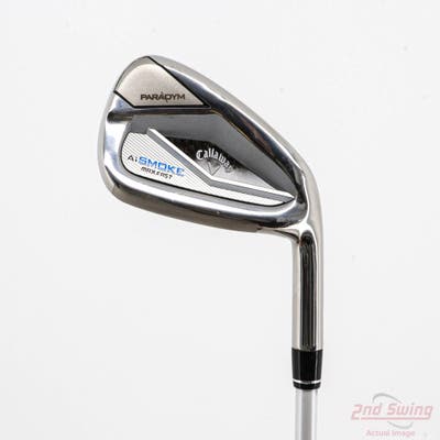 Mint Callaway Paradym Ai Smoke Max Fast Single Iron 7 Iron Mitsubishi Eldio Blue/White 40 Graphite Ladies Right Handed 36.5in
