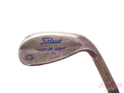 Titleist Vokey Spin Milled CC Black Wedge Lob LW 60° 4 Deg Bounce Titleist Vokey BV Steel Wedge Flex Right Handed 35.5in