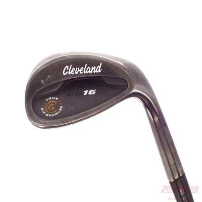Cleveland CG16 Black Zip Groove Wedge Lob LW 60° 8 Deg Bounce Cleveland Traction Wedge Steel Wedge Flex Right Handed 35.5in
