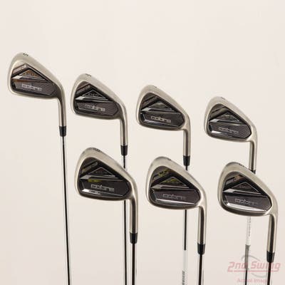 Cobra DS-ADAPT Iron Set 5-PW GW FST KBS Tour Lite Steel Stiff Right Handed +1/4"